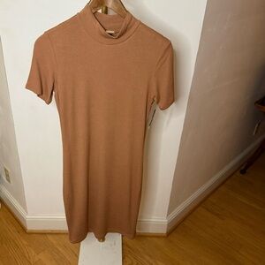 NEW! Magaschoni Tan Midi Dress